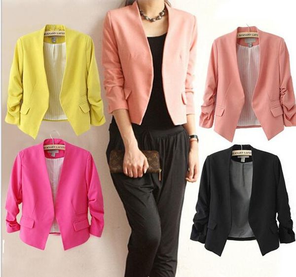 women's suits & blazers european and american style no buckle small suit nine-point sleeves solid color puff sleeve short decoration, White;black
women's suits & blazers european and american style no buckle small suit nine-point sleeves solid color puff sleeve short decoration, White;black