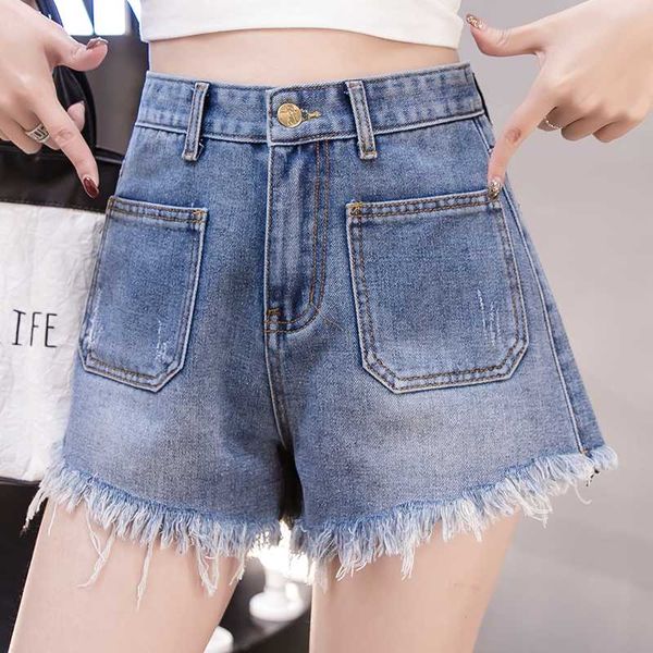 women's jeans summer 2020 new high waist loose jeans large size wide leg shorts, Blue
women's jeans summer 2020 new high waist loose jeans large size wide leg shorts, Blue
