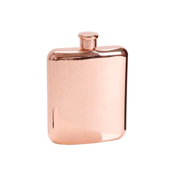 high grade 304 stainless steel square plated rose gold portable pocket hip flask put your own design
high grade 304 stainless steel square plated rose gold portable pocket hip flask put your own design