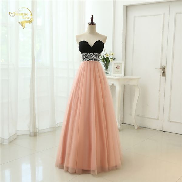 party dresses low cut prom gown vestidos sweetheart beading crystal tulle evening a line formal long 2021 ol3356, White;black
party dresses low cut prom gown vestidos sweetheart beading crystal tulle evening a line formal long 2021 ol3356, White;black