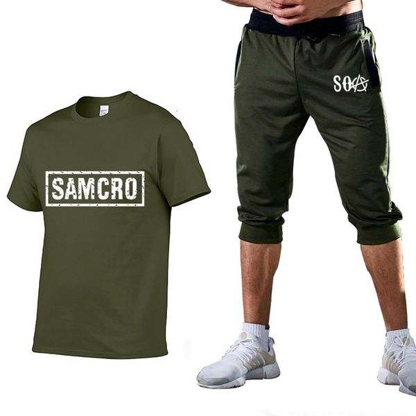 soa sons of anarchy the child samcro printed summer men's suit crew neck solid color short sleeve male t-shirt+pants suit 2pcs k
soa sons of anarchy the child samcro printed summer men's suit crew neck solid color short sleeve male t-shirt+pants suit 2pcs k