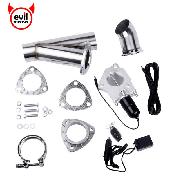 evil energy 2 inch exhaust cutout stainless steel headers y pipe electric cut out kit with remote control
evil energy 2 inch exhaust cutout stainless steel headers y pipe electric cut out kit with remote control