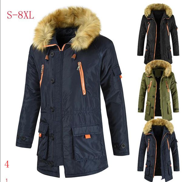 mens jacket long windbreaker cotton insize fashion eu style slim men women jacket fur winter warm thick coats zipper jackets parka hooded, Tan;black
mens jacket long windbreaker cotton insize fashion eu style slim men women jacket fur winter warm thick coats zipper jackets parka hooded, Tan;black