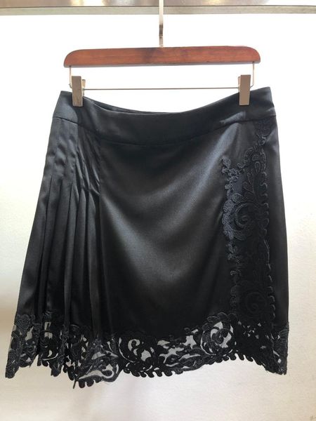 women lace patchwork slit skirt female fashion pleated skirt ddxgz2 10.30, Black
women lace patchwork slit skirt female fashion pleated skirt ddxgz2 10.30, Black