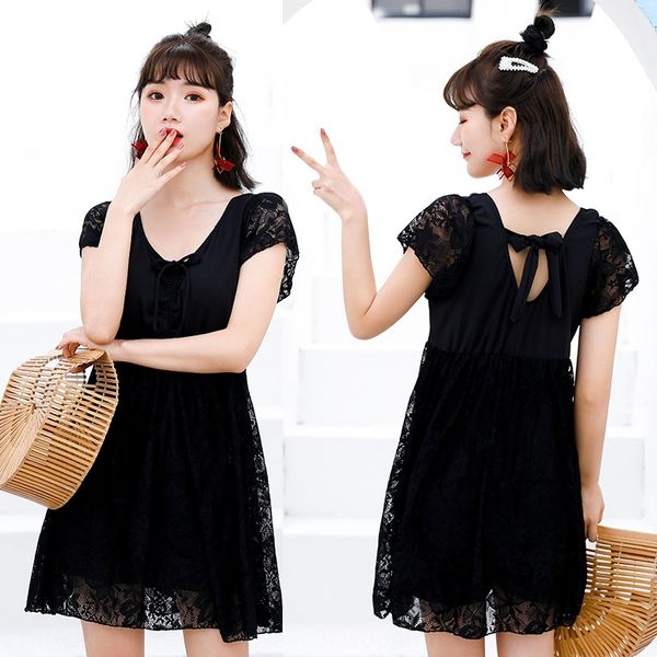 female one-piece large size fat mm belly-covering slim conservative slim flat angle skirt spring 029810 swimsuit swimsuit, White;black
female one-piece large size fat mm belly-covering slim conservative slim flat angle skirt spring 029810 swimsuit swimsuit, White;black