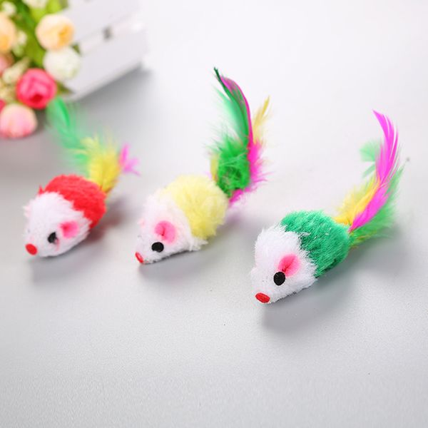 10 piece furry cat toys squeak mouse rattle mice cat catcher pet toys with feather tails
10 piece furry cat toys squeak mouse rattle mice cat catcher pet toys with feather tails
