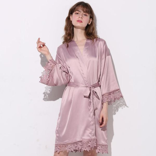 silky lace bath robe matt satin bridesmaid bride with lace robe bridal robes wedding party gifts bathrobe women dress soft mauve, Black;red
silky lace bath robe matt satin bridesmaid bride with lace robe bridal robes wedding party gifts bathrobe women dress soft mauve, Black;red