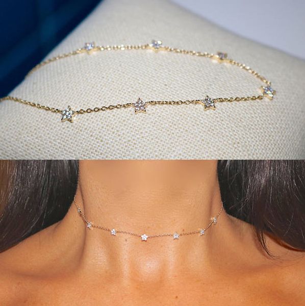 2020 new 925 sterling silver necklace vermeil cute star choker charm necklaces women jewelry crystal fine silver necklace gift
2020 new 925 sterling silver necklace vermeil cute star choker charm necklaces women jewelry crystal fine silver necklace gift