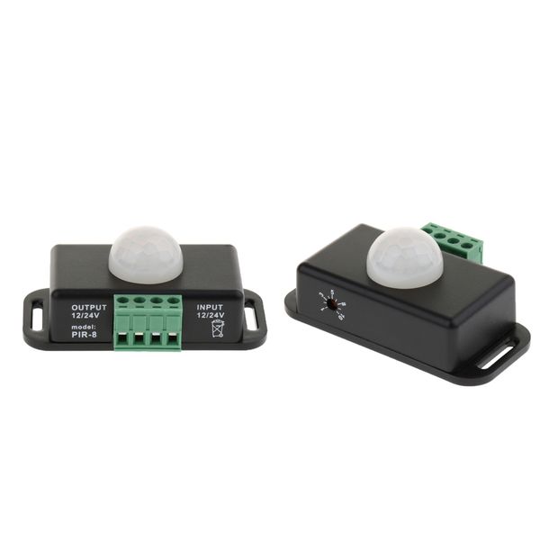 2 pcs of sensitive motion function cotroller infrared human body detect sensor 12v 24v 8a
2 pcs of sensitive motion function cotroller infrared human body detect sensor 12v 24v 8a
