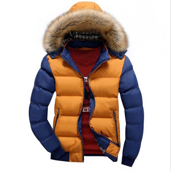 cotton autumn and winter new warm men's couple cotton coat 8 color coat men's fashion stitching contrast color warm, Tan;black
cotton autumn and winter new warm men's couple cotton coat 8 color coat men's fashion stitching contrast color warm, Tan;black