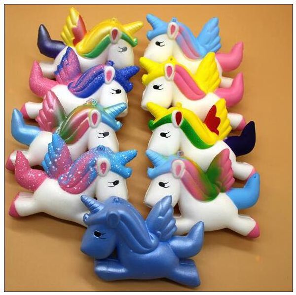 

gift multi colors 11*8*3.5cm squishy unicorn cute pegasus unicorn soft squishy slow rising squeeze squishies novelty item