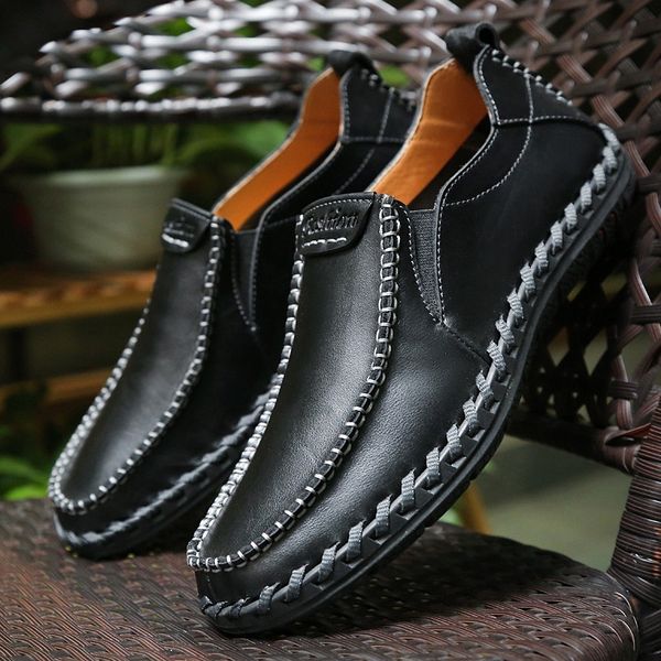 genuine leather male shoes suede loafer big size official shoes gentle mens travel walk shoe casual comfort breath shoes for men zy701, Black
genuine leather male shoes suede loafer big size official shoes gentle mens travel walk shoe casual comfort breath shoes for men zy701, Black
