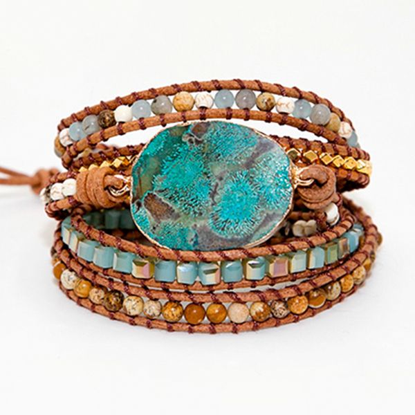 natural stone charm wrap bracelets handmade vintage boho bracelet women rope chain mens bracelets fashion jewelry gifts, Golden;silver
natural stone charm wrap bracelets handmade vintage boho bracelet women rope chain mens bracelets fashion jewelry gifts, Golden;silver