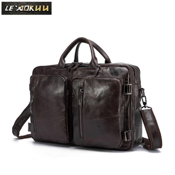 quality leather man design multifunction purpose coffee maletas maletin business briefcase 15" laptote portfolio bag 9912 
quality leather man design multifunction purpose coffee maletas maletin business briefcase 15" laptote portfolio bag 9912