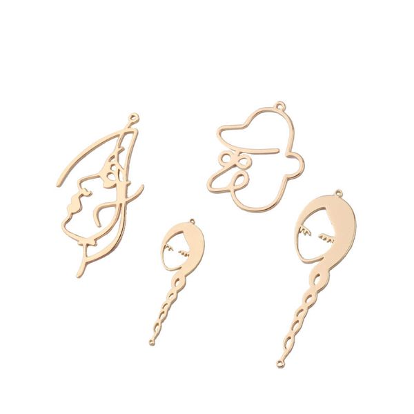 sea mew 10 pcs fashion metal copper human face pendant connectors charm for earring jewelry making, Blue;slivery
sea mew 10 pcs fashion metal copper human face pendant connectors charm for earring jewelry making, Blue;slivery