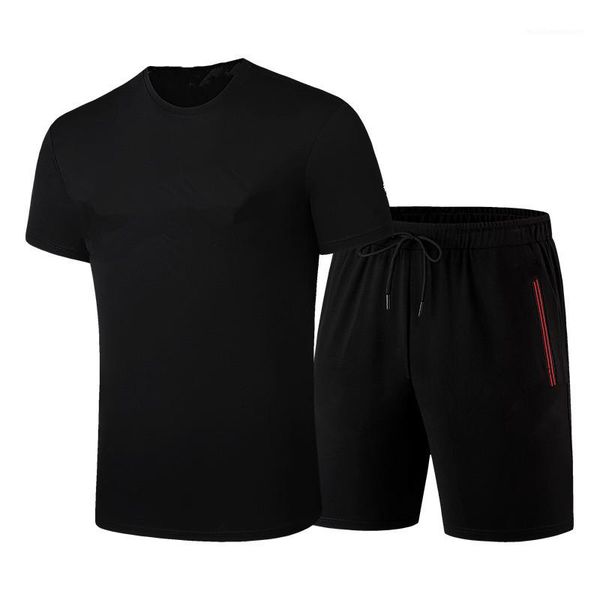 fashion solid color running suits summer short sleeve mens tracksuits crew neck tees shorts mens sprots suits, Gray
fashion solid color running suits summer short sleeve mens tracksuits crew neck tees shorts mens sprots suits, Gray