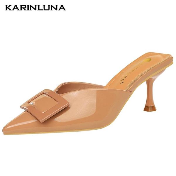 karin new fashion pointed toe slipper mules high heels summer women's shoes sandals pumps, Black
karin new fashion pointed toe slipper mules high heels summer women's shoes sandals pumps, Black