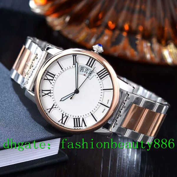 new pasha 42mm white dial quartz watch sapphire glass stainless steel bracelet fashion men's and women's lovers watch, Slivery;brown
new pasha 42mm white dial quartz watch sapphire glass stainless steel bracelet fashion men's and women's lovers watch, Slivery;brown