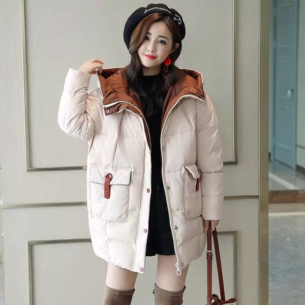 women winter jacket women coat hooded thick warm parkas outerwear white jacket plus size xxl female coat female puffer, Tan;black
women winter jacket women coat hooded thick warm parkas outerwear white jacket plus size xxl female coat female puffer, Tan;black