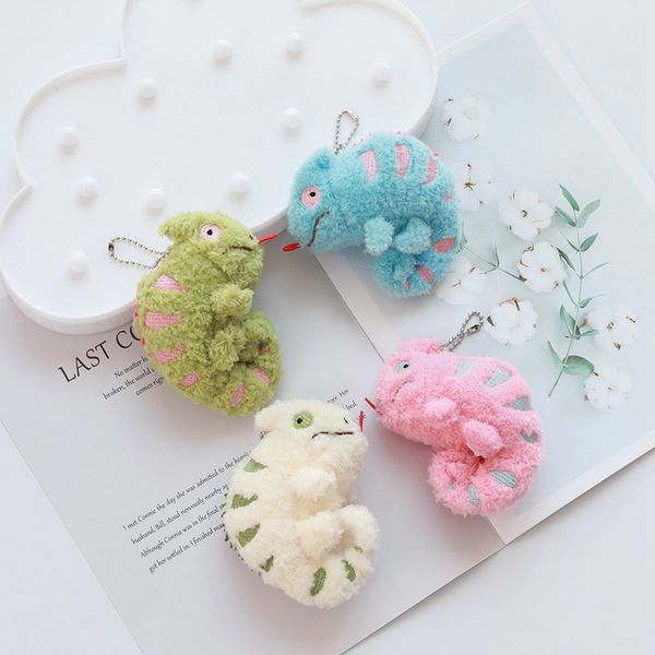1pc 12cm cartoon reptiles lizard chameleon plush toys pendant personality animal doll keychain kids women fashion accessory gift
1pc 12cm cartoon reptiles lizard chameleon plush toys pendant personality animal doll keychain kids women fashion accessory gift
