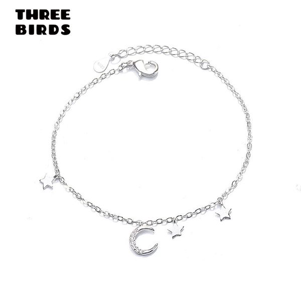 three birds trendy zirconia silver star moon bracelets fashion korean adjustable bracelets for women girls jewelry 2019, Black
three birds trendy zirconia silver star moon bracelets fashion korean adjustable bracelets for women girls jewelry 2019, Black
