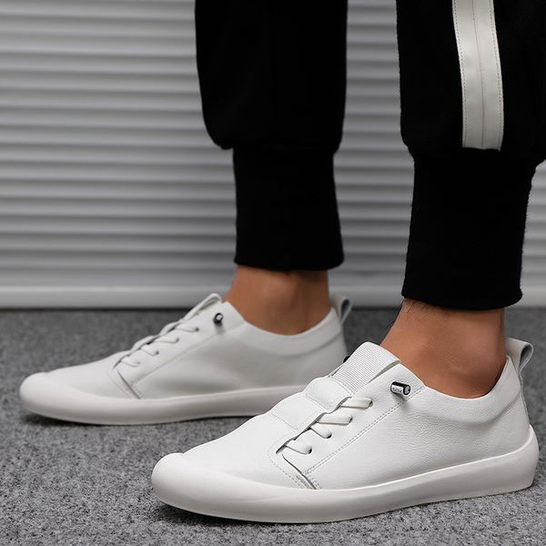 genuine leather shoes men sneakers casual male footwear fashion brand white shoes mens cow leather white sneakers ka1697, Black
genuine leather shoes men sneakers casual male footwear fashion brand white shoes mens cow leather white sneakers ka1697, Black