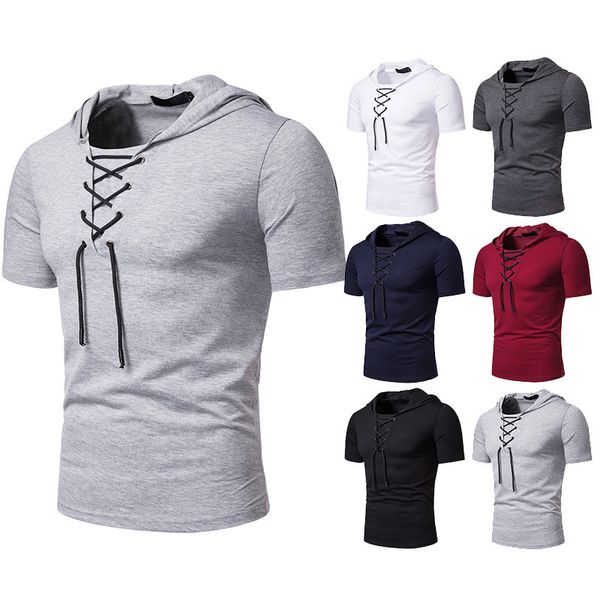 ebaihui the latest men's short-sleeved t-shirt, hooded, loose tethered, short-sleeved popular logo for men in solid color d03, White;black
ebaihui the latest men's short-sleeved t-shirt, hooded, loose tethered, short-sleeved popular logo for men in solid color d03, White;black