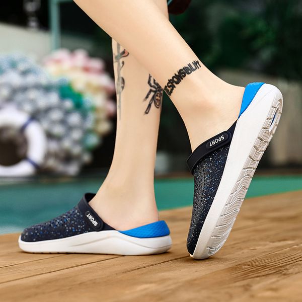 sandals men's summer porous shoes men chao tuo closed-toe dual purpose-style outer wear anti-slip sandals men's slipper sandals, Black
sandals men's summer porous shoes men chao tuo closed-toe dual purpose-style outer wear anti-slip sandals men's slipper sandals, Black