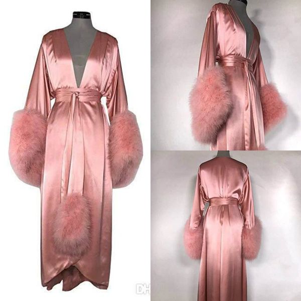 women's robe fur nightgown bathrobe sleepwear feather bridal robe with belt blue and pink party gifts bridesmaid dress, White;pink
women's robe fur nightgown bathrobe sleepwear feather bridal robe with belt blue and pink party gifts bridesmaid dress, White;pink