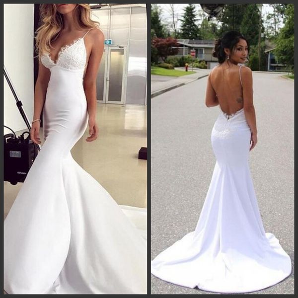 v neck formal evening dresses spaghetti strap backless lace appliques mermaid prom dresses satin sweep train women fashion party gowns, Black;red
v neck formal evening dresses spaghetti strap backless lace appliques mermaid prom dresses satin sweep train women fashion party gowns, Black;red