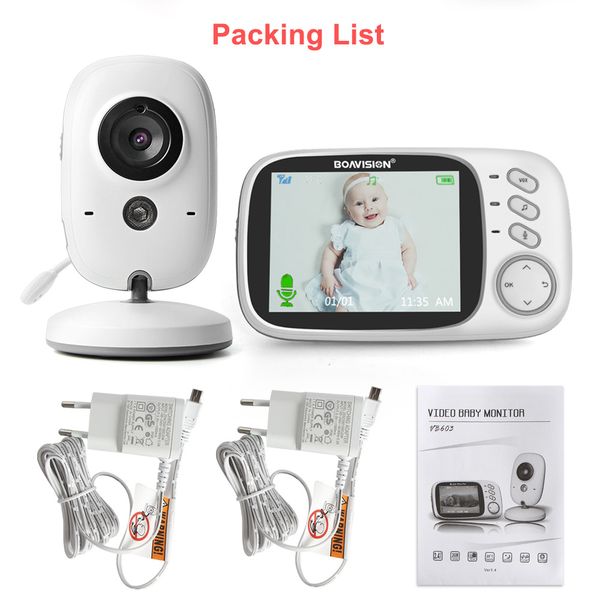 vb603 video baby monitor 2.4g wireless with 3.2 inches lcd 2 way audio talk night vision surveillance security camera babysitter
vb603 video baby monitor 2.4g wireless with 3.2 inches lcd 2 way audio talk night vision surveillance security camera babysitter