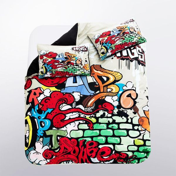 hip-hop graffiti fashion comforter bedding sets minecraft duvet cover 3 pcs king size bedding set
hip-hop graffiti fashion comforter bedding sets minecraft duvet cover 3 pcs king size bedding set