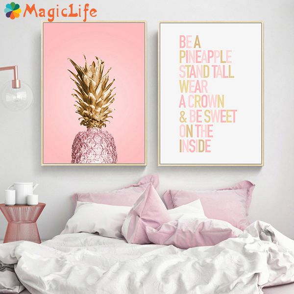 pink posters plants pineapple decor wall art canvas painting modern poster wall pictures for living room art prints
pink posters plants pineapple decor wall art canvas painting modern poster wall pictures for living room art prints