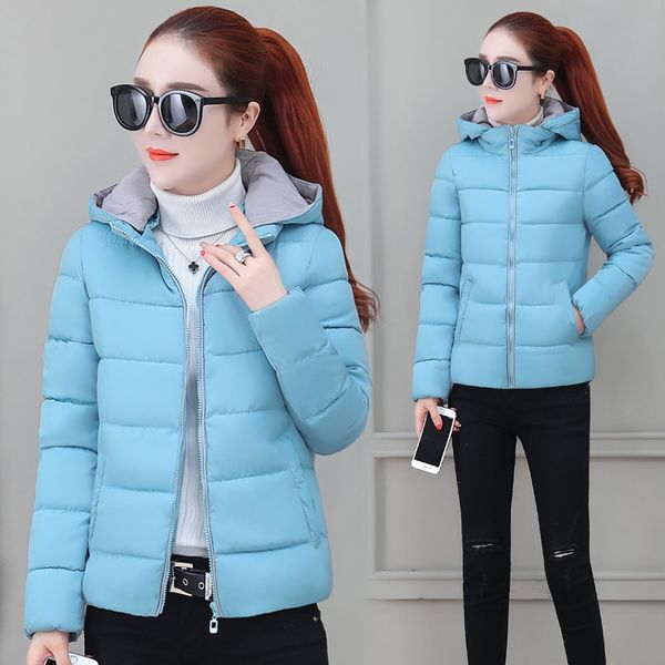 winter parkas women 2020 autumn fashion slim coat jacket hooded thick warm short outerwear female casual cotton padded basic top, Black
winter parkas women 2020 autumn fashion slim coat jacket hooded thick warm short outerwear female casual cotton padded basic top, Black