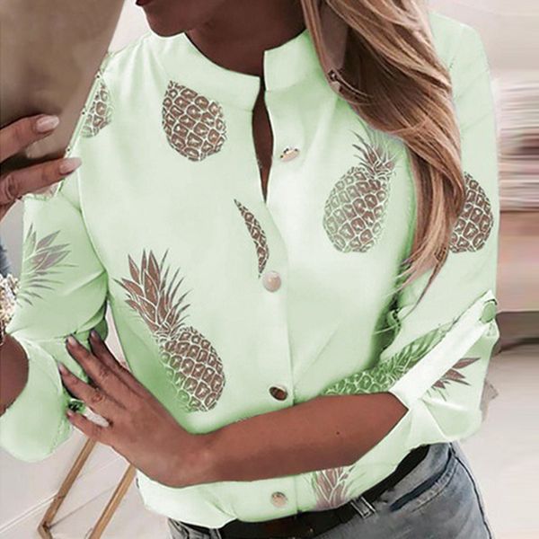 long sleeve women's shirt plus size casual pineapple white blouses blusas mujer de moda 2019 autumn new female streetwear
long sleeve women's shirt plus size casual pineapple white blouses blusas mujer de moda 2019 autumn new female streetwear
