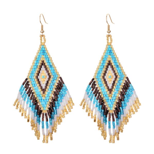 zmzy bohemian seed beads tassel earrings for women handmade weaving long brand earrings retro boho ethnic jewelry oorbellen, Golden
zmzy bohemian seed beads tassel earrings for women handmade weaving long brand earrings retro boho ethnic jewelry oorbellen, Golden