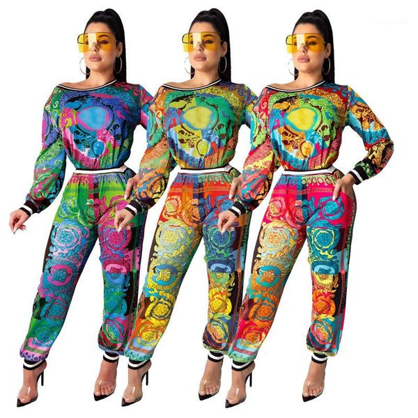tracksuits long sleeve crew neck womens print two piece sets females sports casual sets digital print womens, Gray
tracksuits long sleeve crew neck womens print two piece sets females sports casual sets digital print womens, Gray