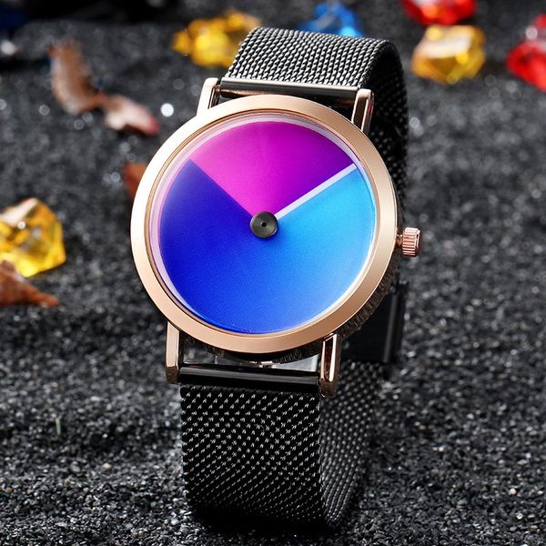 2019 new cool fashion teen watch creative turntable concept gradient vortex mesh band wristwatch shoppi, Slivery;brown
2019 new cool fashion teen watch creative turntable concept gradient vortex mesh band wristwatch shoppi, Slivery;brown