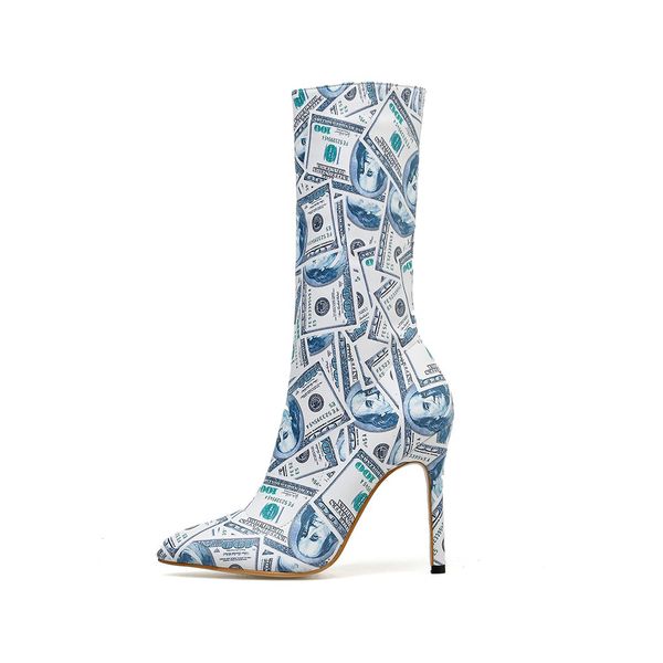 us dollar print 2019 new shoes women boots pointed boots female autumn winter lady thigh high, Black
us dollar print 2019 new shoes women boots pointed boots female autumn winter lady thigh high, Black