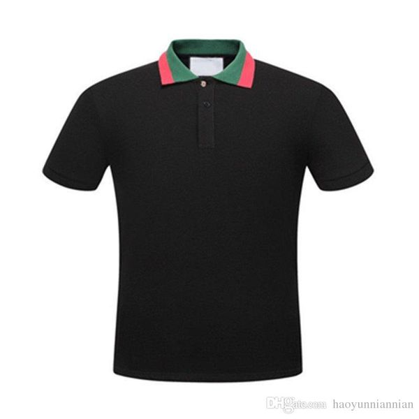 19ss solid cotton polo with web collar embroidery bee men polo shirt collar polos mens t shirts clothing shorts poloshirt g303, White;black
19ss solid cotton polo with web collar embroidery bee men polo shirt collar polos mens t shirts clothing shorts poloshirt g303, White;black