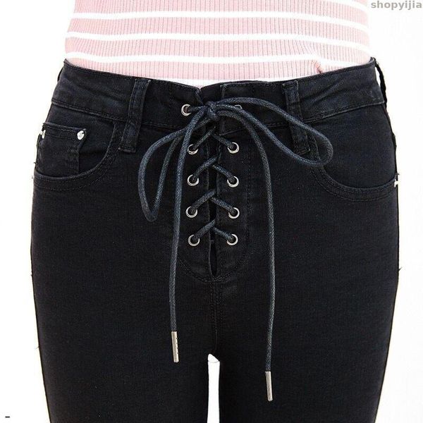 casual drawstring stretch fleece slim fit skinny jeans winter women black high waisted jeans fashion korean denim trousers, Blue
casual drawstring stretch fleece slim fit skinny jeans winter women black high waisted jeans fashion korean denim trousers, Blue
