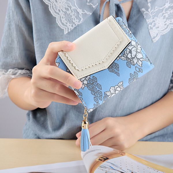 2019 printed tassel wallet women cute wallet leather tassel women wallets zipper portefeuille female clutch short coin purse, Red;black
2019 printed tassel wallet women cute wallet leather tassel women wallets zipper portefeuille female clutch short coin purse, Red;black
