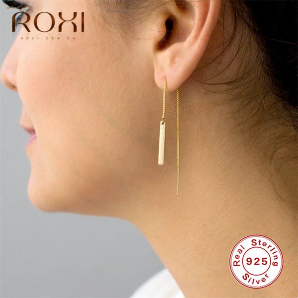 roxi korean ear line long tassel bar drop earrings for women minimalism hanging chain earring female 925 sterling silver earring, Golden
roxi korean ear line long tassel bar drop earrings for women minimalism hanging chain earring female 925 sterling silver earring, Golden