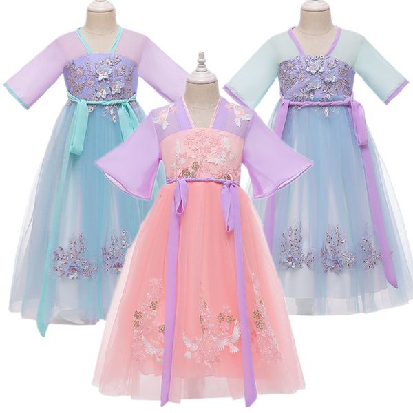 girls hanfu dress princess summer dress chinese style children tang suit dresses for girls new years costume super fairy, Red;yellow
girls hanfu dress princess summer dress chinese style children tang suit dresses for girls new years costume super fairy, Red;yellow