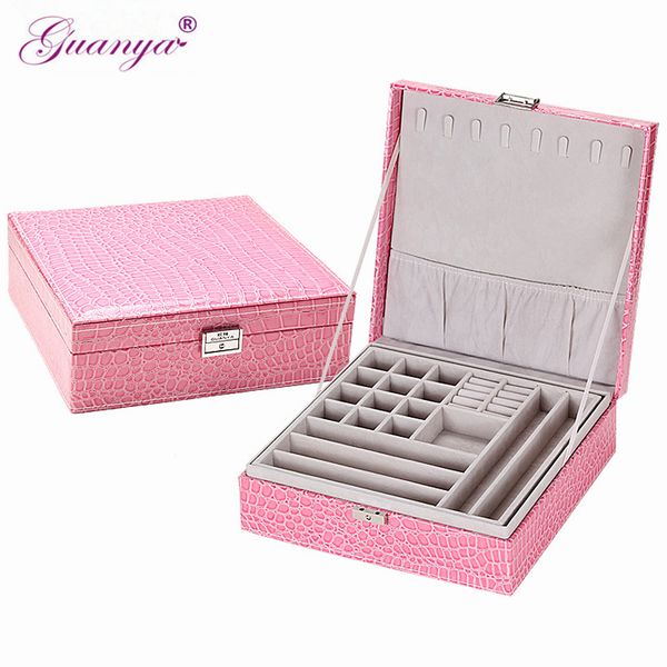 guanya brand leather storage boxes square shape wood jewelry box wedding gift makeup storage bin earrings ring organizer t190629, Black;white
guanya brand leather storage boxes square shape wood jewelry box wedding gift makeup storage bin earrings ring organizer t190629, Black;white
