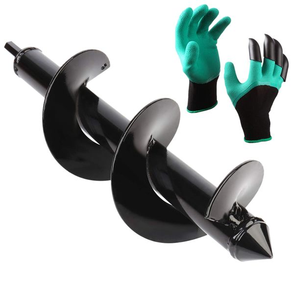 auger drill bit garden plant flower bulb auger 3 inch x 12 inch rapid planter with garden genie gloves, post or umbrella hole di
auger drill bit garden plant flower bulb auger 3 inch x 12 inch rapid planter with garden genie gloves, post or umbrella hole di