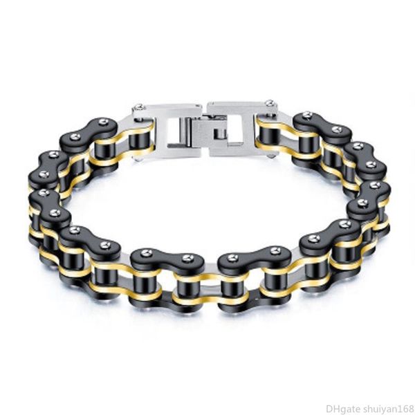 biker bicycle motorcycle chain bracelet punk mens bangle stainless steel link bracelets men rock bangle jewelry valentine's day gift, Black
biker bicycle motorcycle chain bracelet punk mens bangle stainless steel link bracelets men rock bangle jewelry valentine's day gift, Black