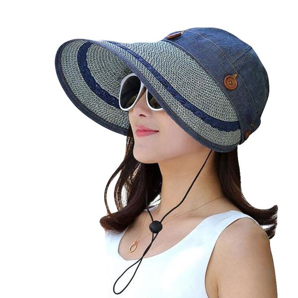 bingyuanhaoxuan шляпы женщины большой широкий кнопка брим floppy summer beach sun hat cap соломенная шляпка летние шляпы для женщин anti-uv, Blue;gray
bingyuanhaoxuan шляпы женщины большой широкий кнопка брим floppy summer beach sun hat cap соломенная шляпка летние шляпы для женщин anti-uv, Blue;gray