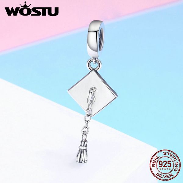 wostu popular 925 sterling silver graduate trencher cap long tassel pendant charm fit women bracelet diy jewelry gift fic459
wostu popular 925 sterling silver graduate trencher cap long tassel pendant charm fit women bracelet diy jewelry gift fic459