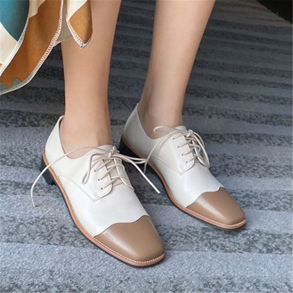 pxelena plus size 34-43 women derby shoes mixed colors square toe lace up female oxfords daily office lady casual 2020 spring, Black
pxelena plus size 34-43 women derby shoes mixed colors square toe lace up female oxfords daily office lady casual 2020 spring, Black